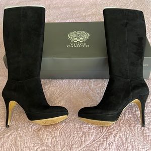 NEW! Vince Camuto Black EMIP True Suede Boots